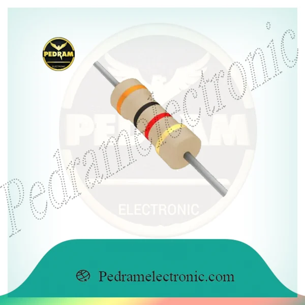 مقاومت 33 کیلو اهم 1/4 وات | RES 33K 1/4W