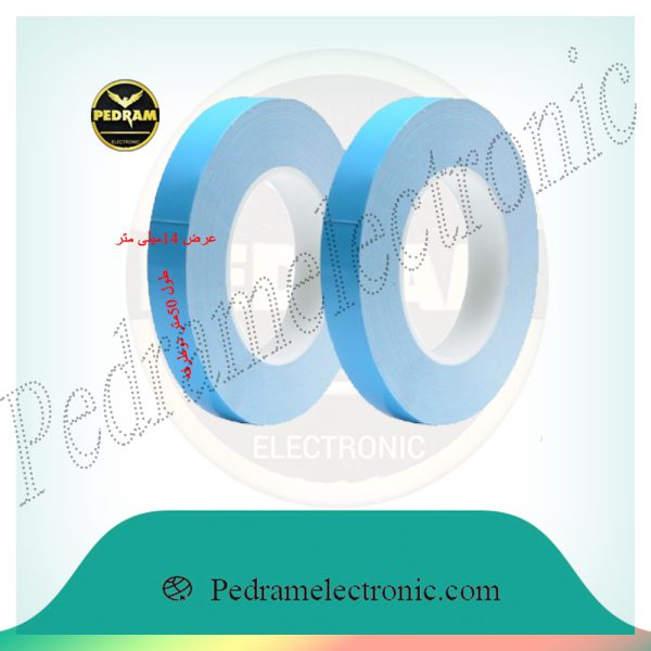 چسب بک لایت سیلیکون دوطرفه((عرض 14میلی متر- طول 50متر))
