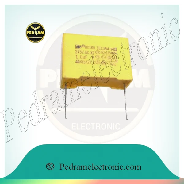 خازن 1MF 275VAC MKT 105-275V