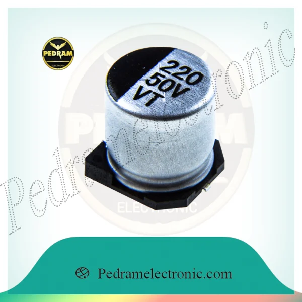 خازن 22MF 50VE SMD